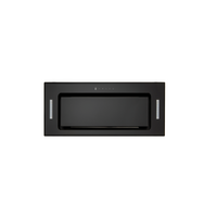 Euro Appliances ER52UMBG 52cm Undermount Black Glass Rangehood