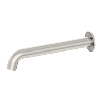 Nero Mecca Bath Spout Only 215mm Brushed Nickel NR221903215BN
