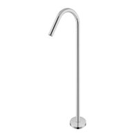 Nero NR221903ABN Mecca Freestanding Bath Spout Only Brushed Nickel