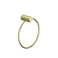 Nero Opal Towel Ring Brushed Gold NR2580aBG