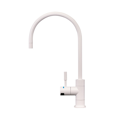 Puretec DFU210 Alpine White Designer Faucet, High Loop, 1/4 Turn