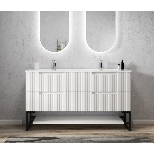 Otti Noosa LEG-NOOSA1500W 1500mm Matte White Vanity Leg With Shelf