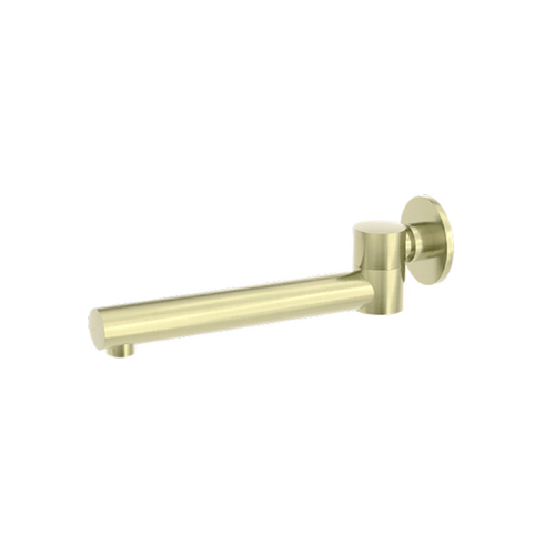 Nero Dolce Wall Mount Swivel Bath Spout Only Brushed Gold NR202BG