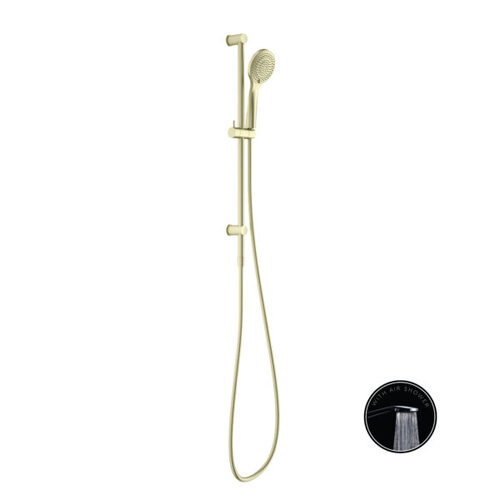 Nero NR251905ABG Opal Shower Rail With Air Shower Brushed Gold