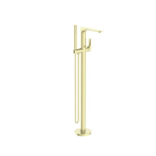 Nero NR321503aBG Bianca Freestanding Bath Mixer With Hand Shower Brushed Gold