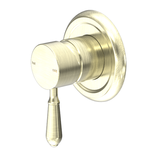 Nero York Shower Mixer With Metal Lever Aged Brass NR69210902AB
