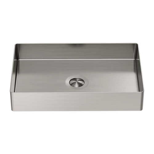 Nero NRB3555BN Opal Rectangle Stainless Steel Basin Brushed Nickel