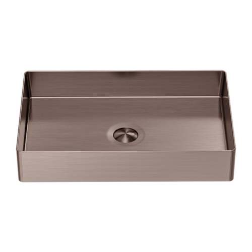 Nero NRB3555BZ Opal Rectangle Stainless Steel Basin Brushed Bronze