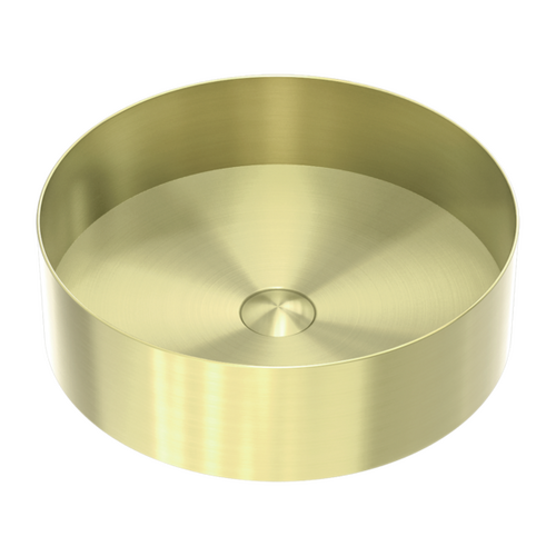 Nero NRB401RBG Opal Round 400mm Stainless Steel Basin Brushed Gold