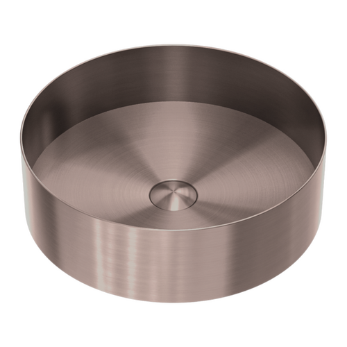 Nero NRB401RBZ Opal Round 400mm Stainless Steel Basin Brushed Bronze