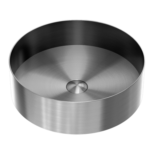 Nero NRB401RGR Opal Round 400mm Stainless Steel Basin Graphite